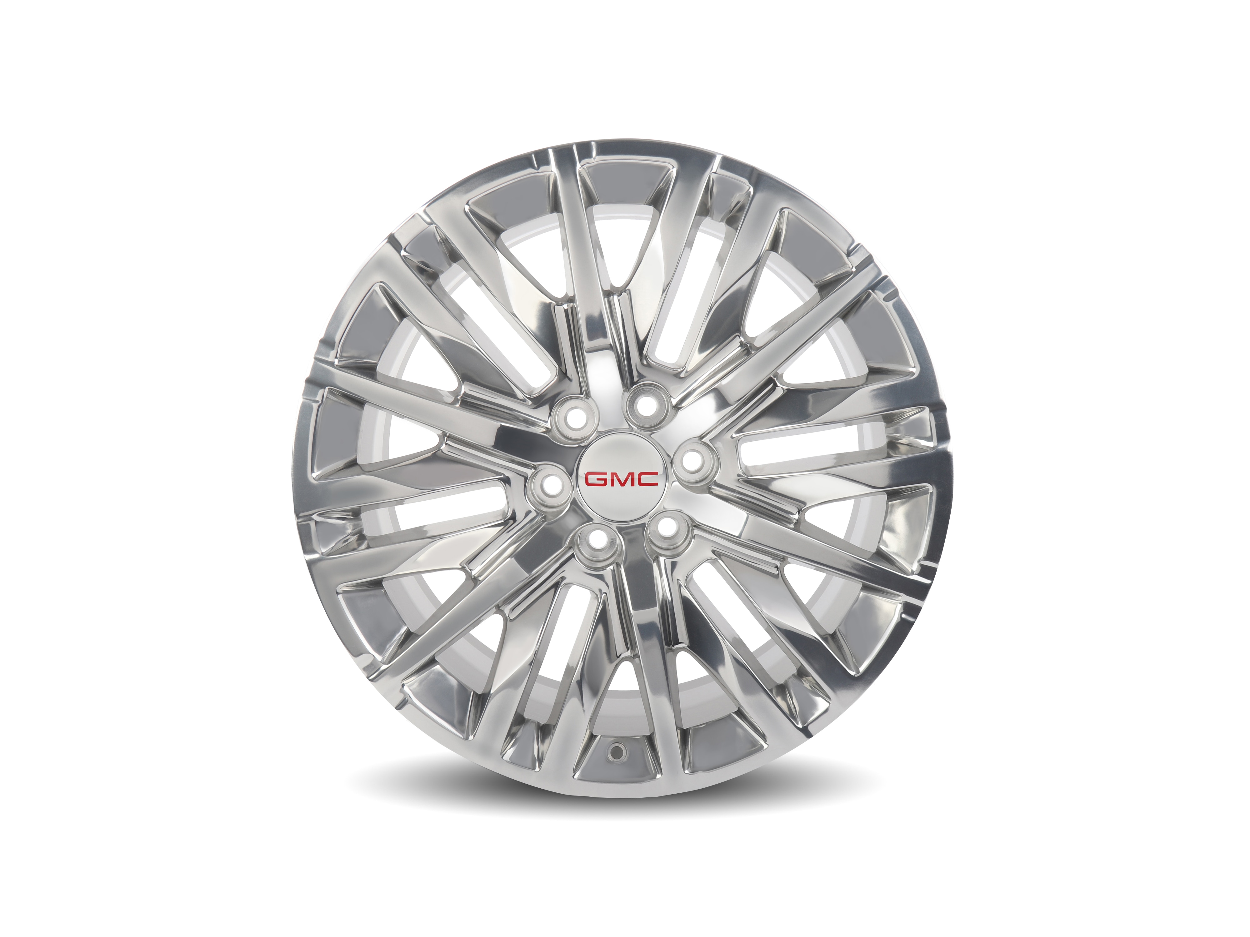22x9-Inch Aluminum 6-Split-Spoke Wheel in Polished Finish