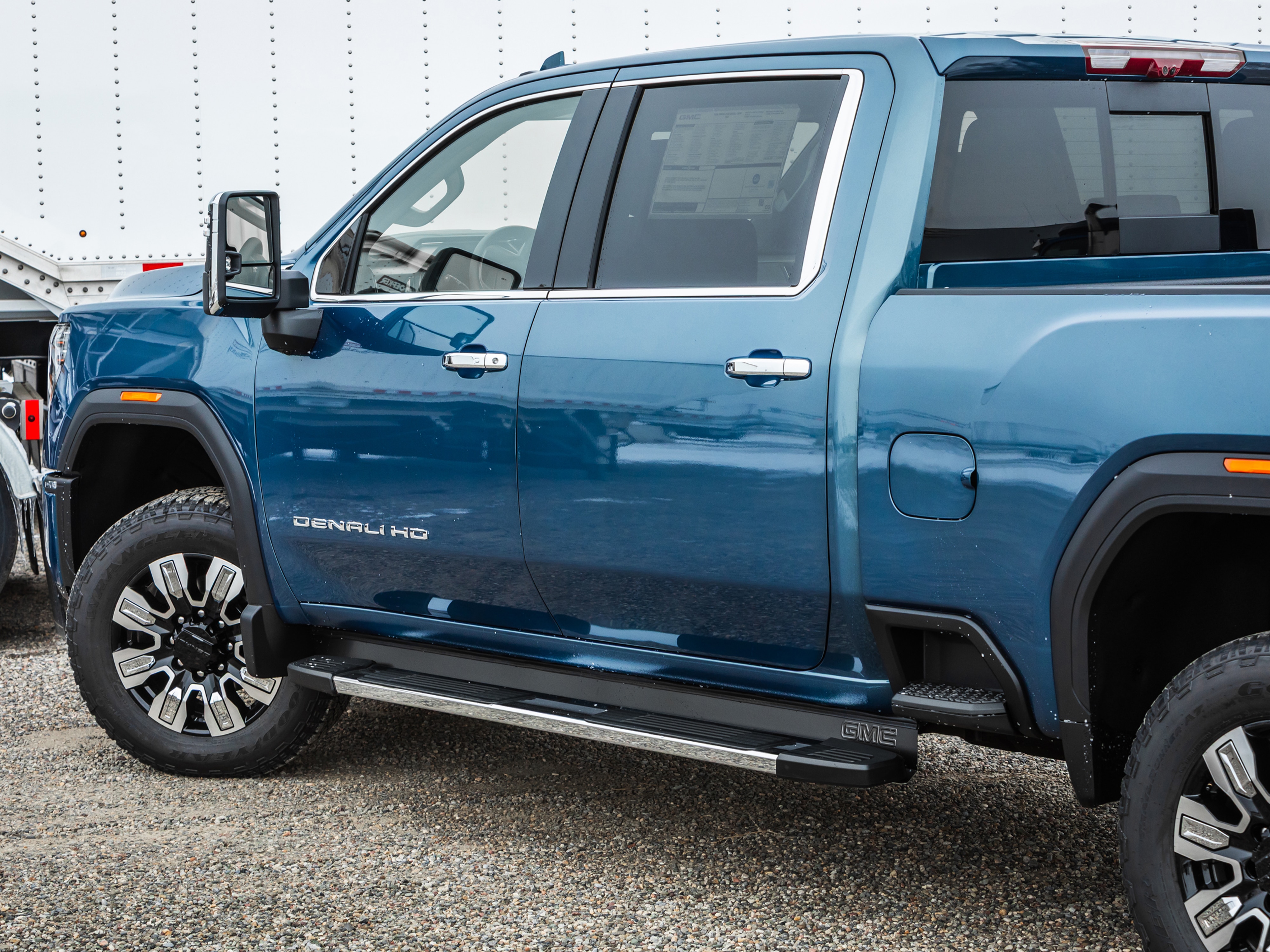 Assist Step Bar Fillers with GMC Logo in Black by Truck Hardware - Associated Accessories