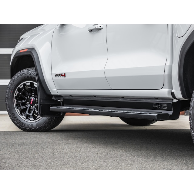 Assist Step Bar Fillers with GMC Logo in Black by Truck Hardware - Associated Accessories
