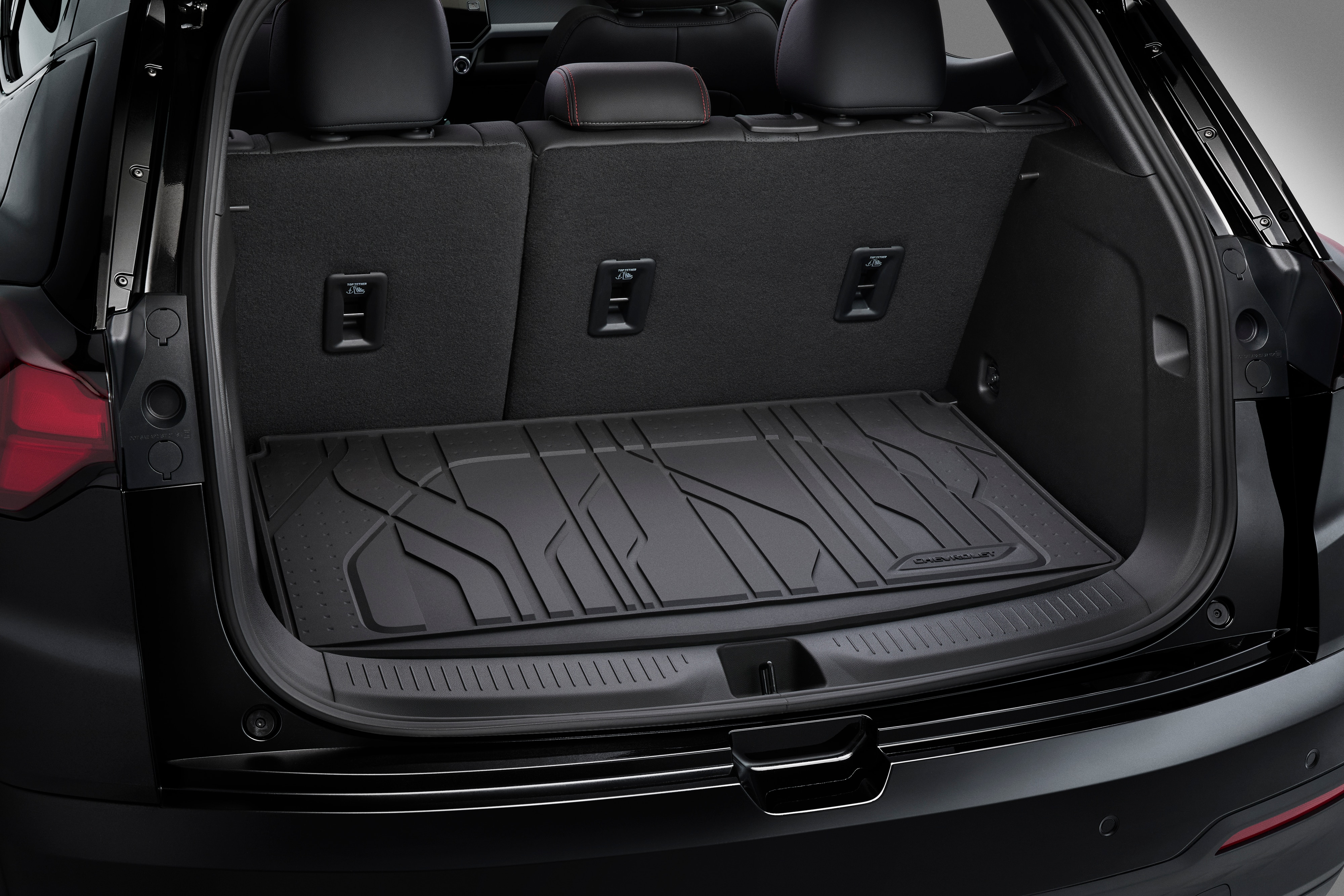 Premium All-Weather Cargo Area Mat in Jet Black with Chevrolet Script