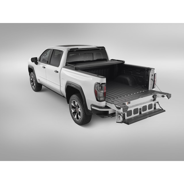 Short Bed Soft Folding Truck Bed Cover in Black by Advantage®