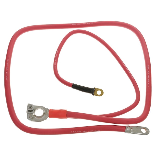 ACDelco Gold Red 2 Gauge Positive Lead Free Battery Cable with Auxiliary Leads