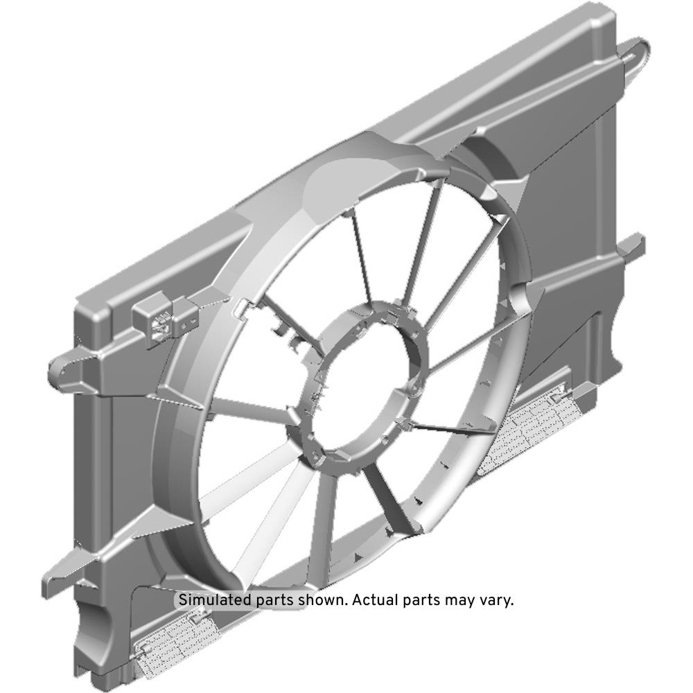 GM Genuine Parts Engine Cooling Fan Shroud