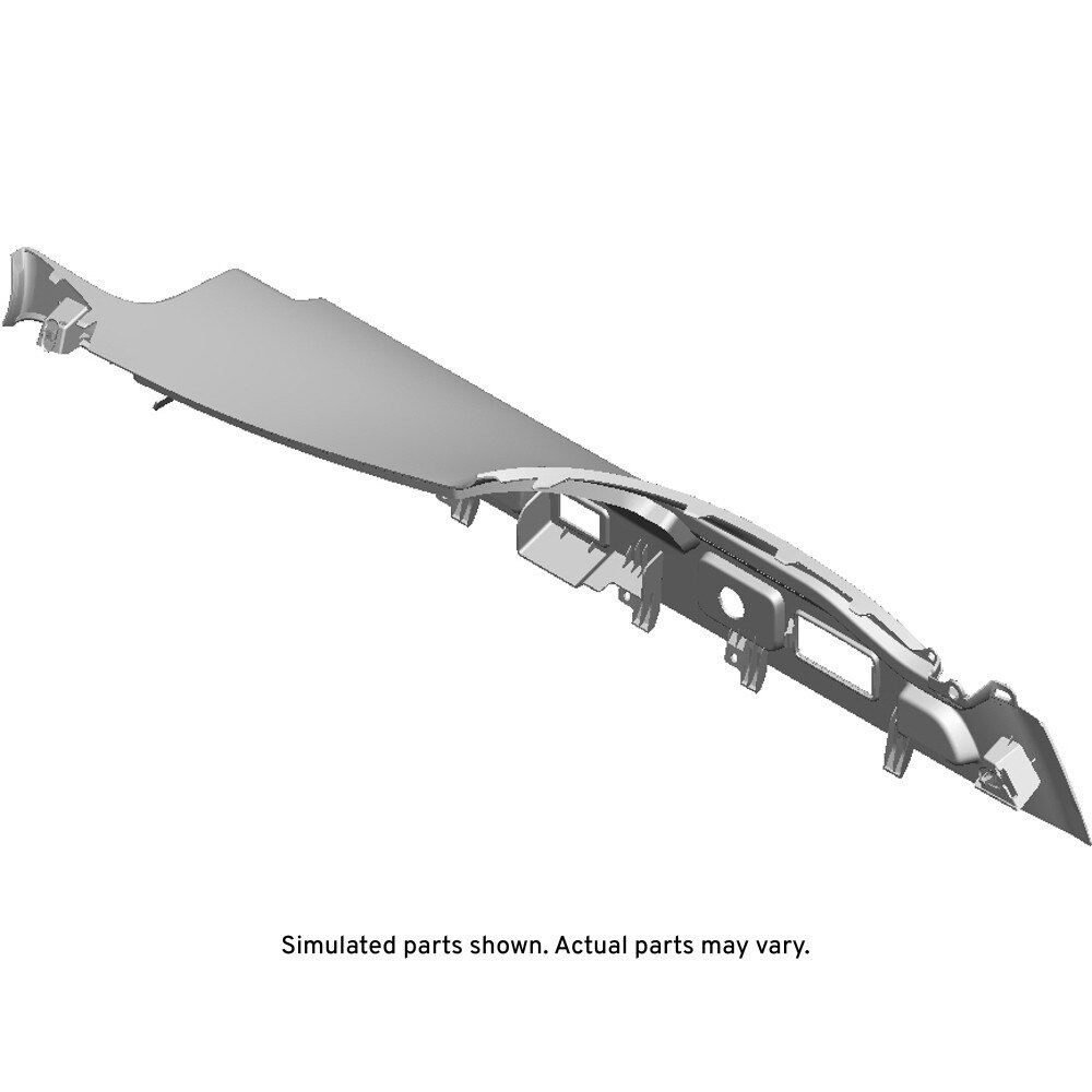 GM Genuine Parts Jet Black Driver Side Quarter Window Lower Trim Finish Panel