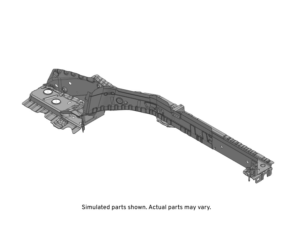 GM Genuine Parts Driver Side Underbody Rear Side Rail