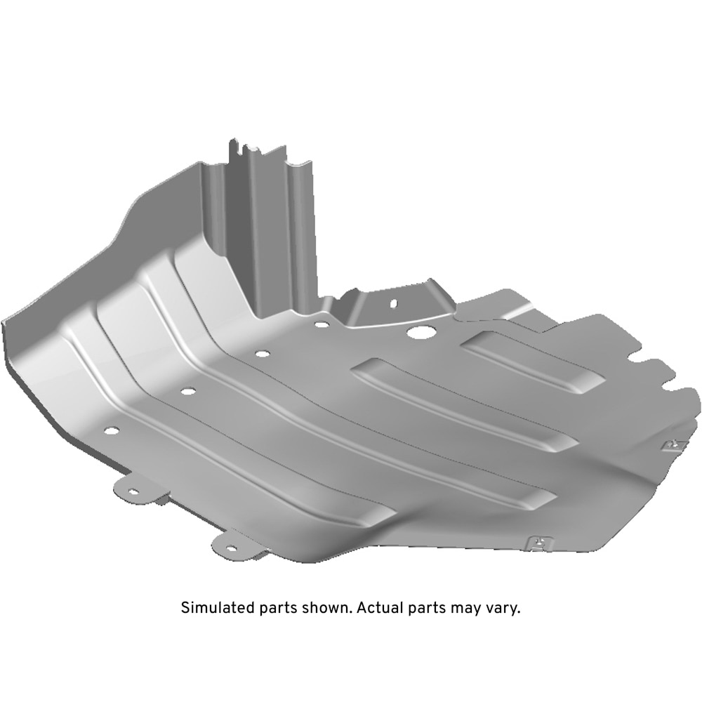 GM Genuine Parts Passenger Side Underbody Rear Air Deflector