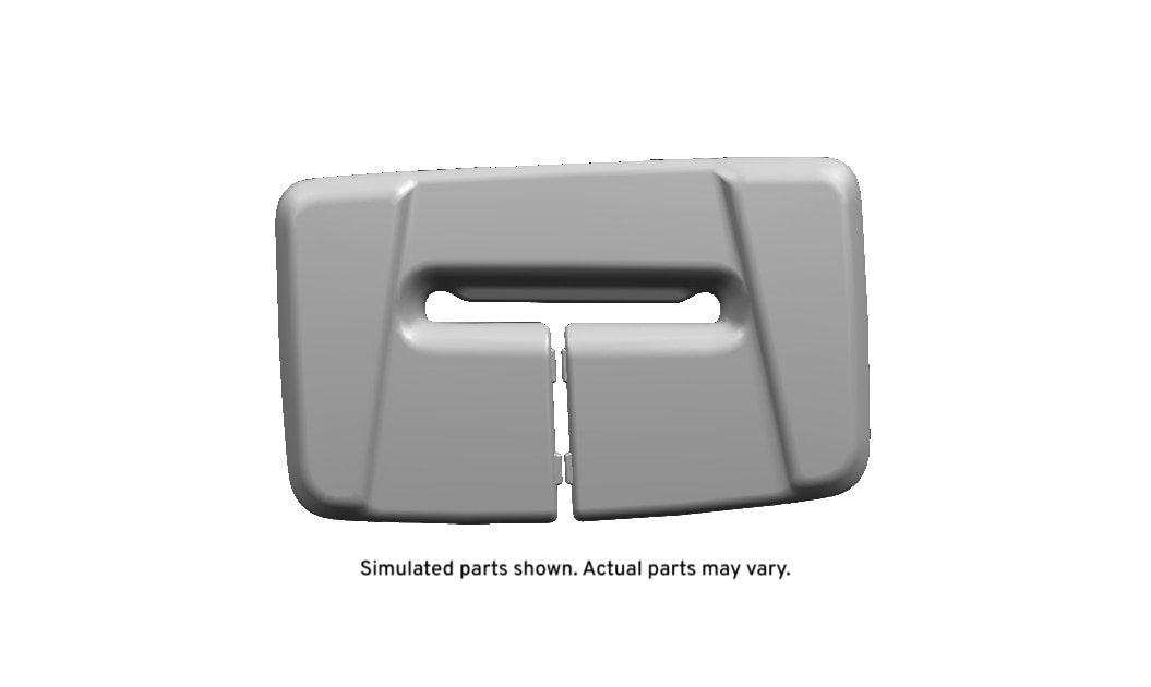 GM Genuine Parts Dark Titanium Rear Seat Belt Cover