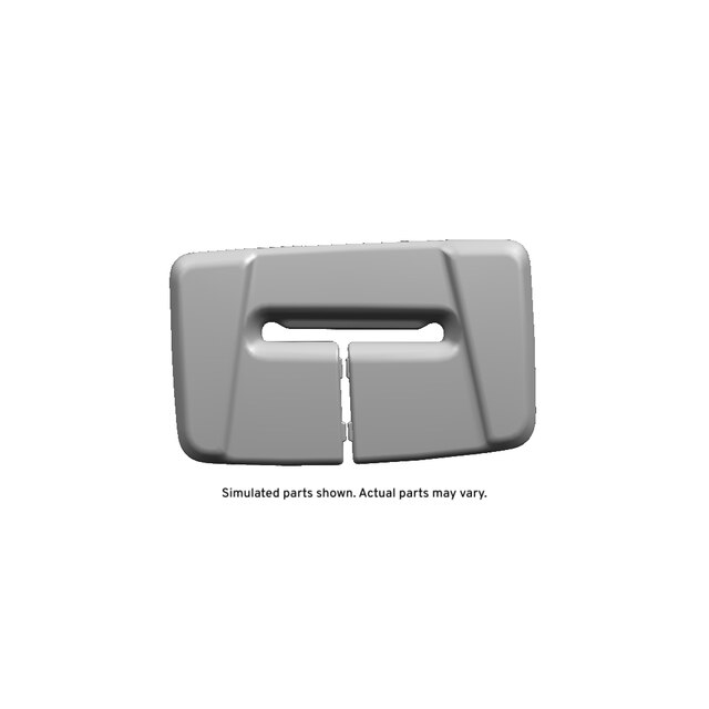 GM Genuine Parts Dark Titanium Rear Seat Belt Cover