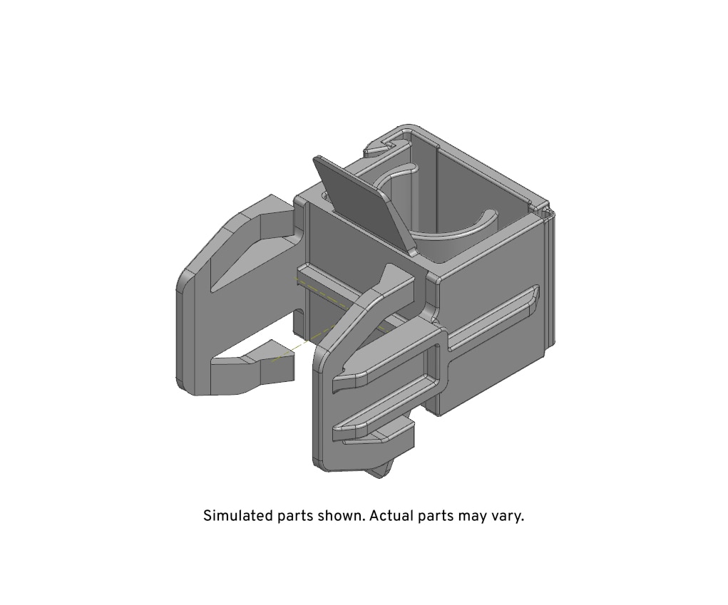 GM Genuine Parts Emission Reduction Fluid Exhaust Front Pipe Injector Supply Pipe Clip