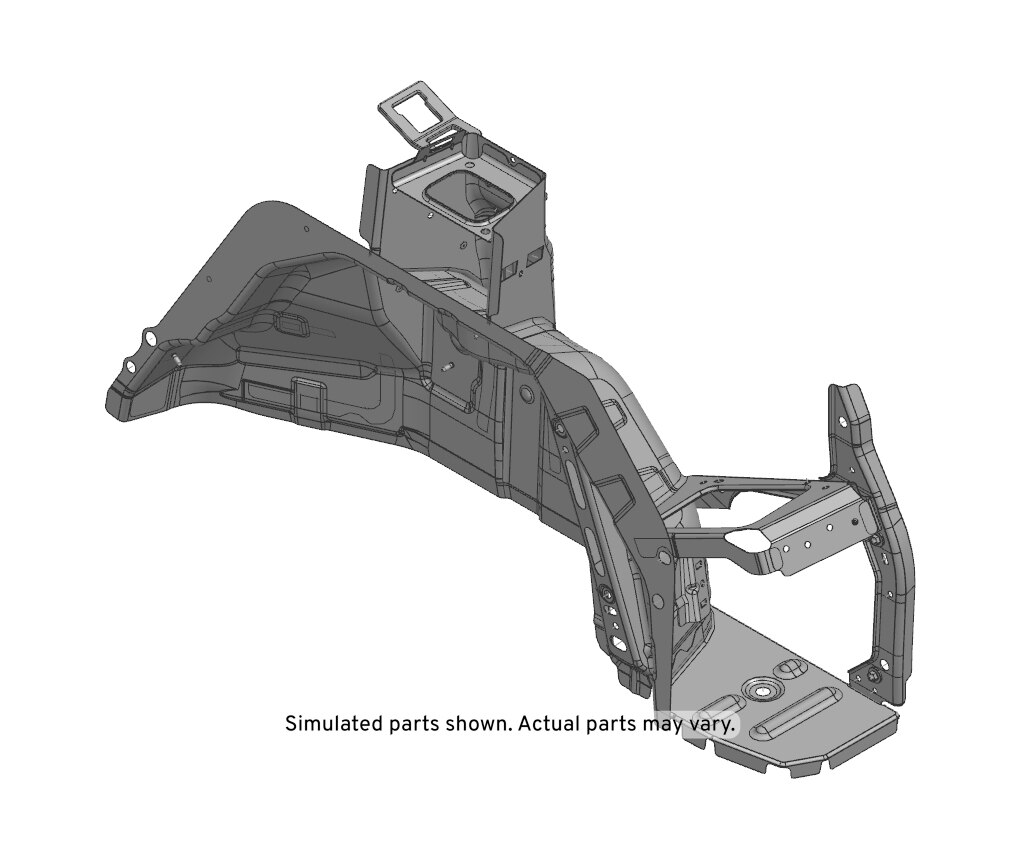 GM Genuine Parts Rear Driver Side Wheelhouse Panel