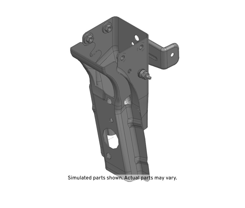 GM Genuine Parts Passenger Side Front End Upper Tie Bar Bracket