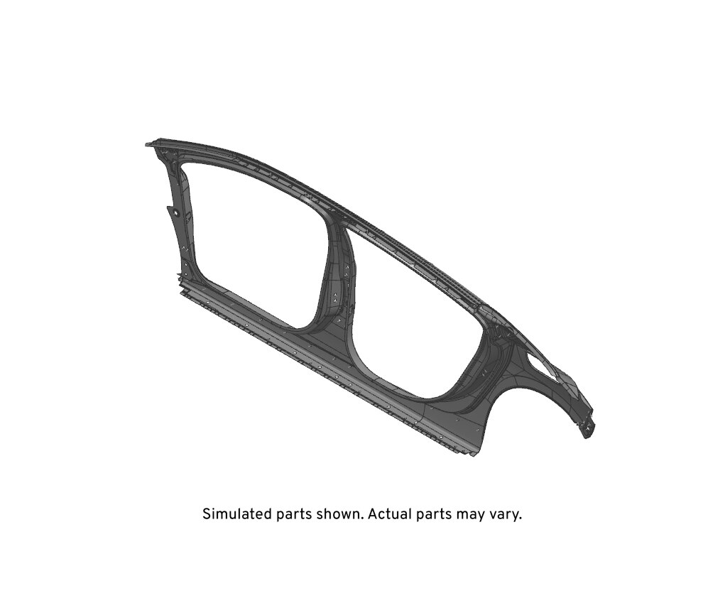 GM Genuine Parts Passenger Side Body Side Outer Panel