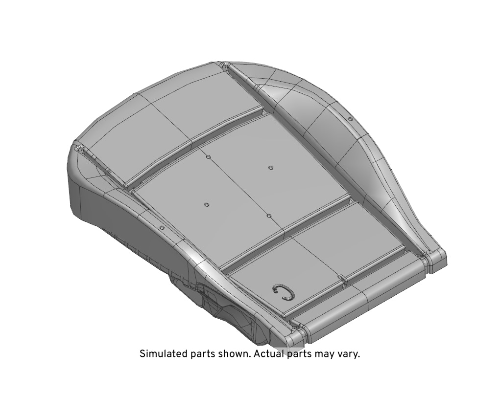 GM Genuine Parts Front Driver Side Seat Cushion Pad