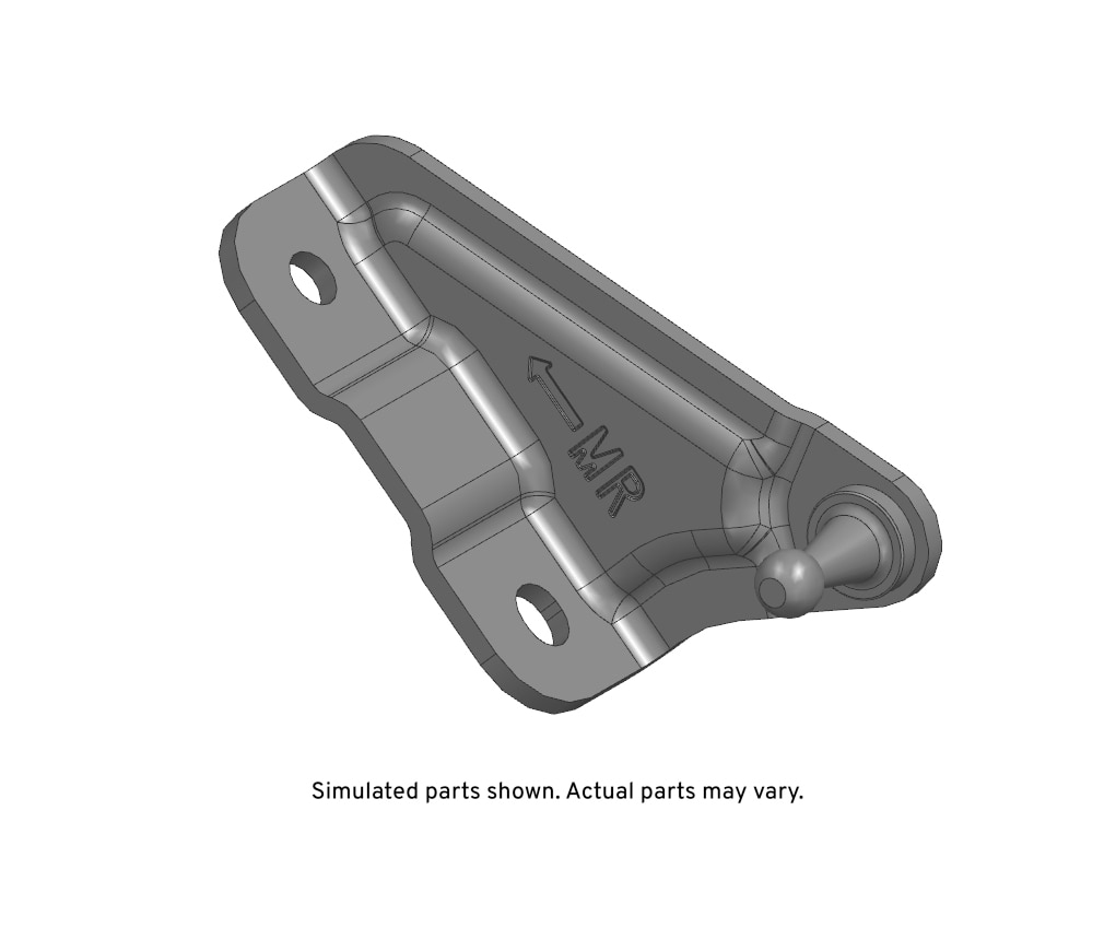 GM Genuine Parts Passenger Side Body Side Liftgate Strut Bracket