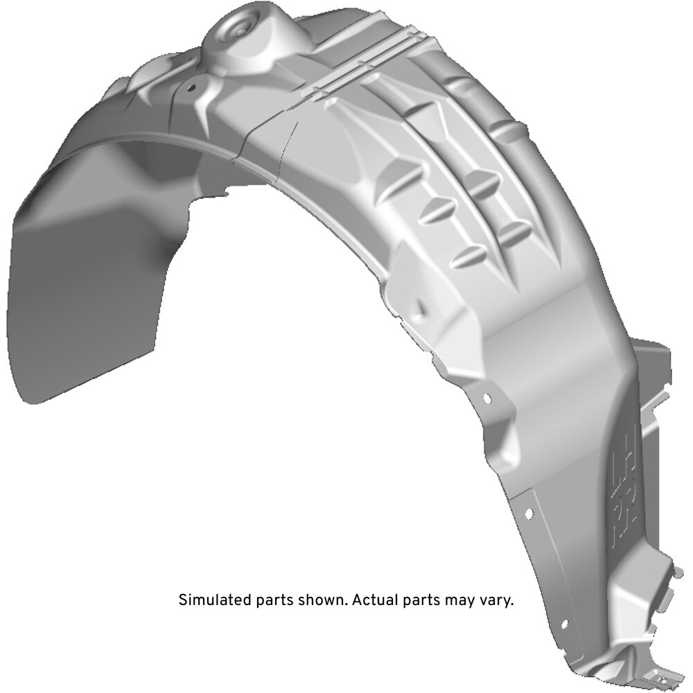 GM Genuine Parts Rear Driver Side Wheelhouse Liner