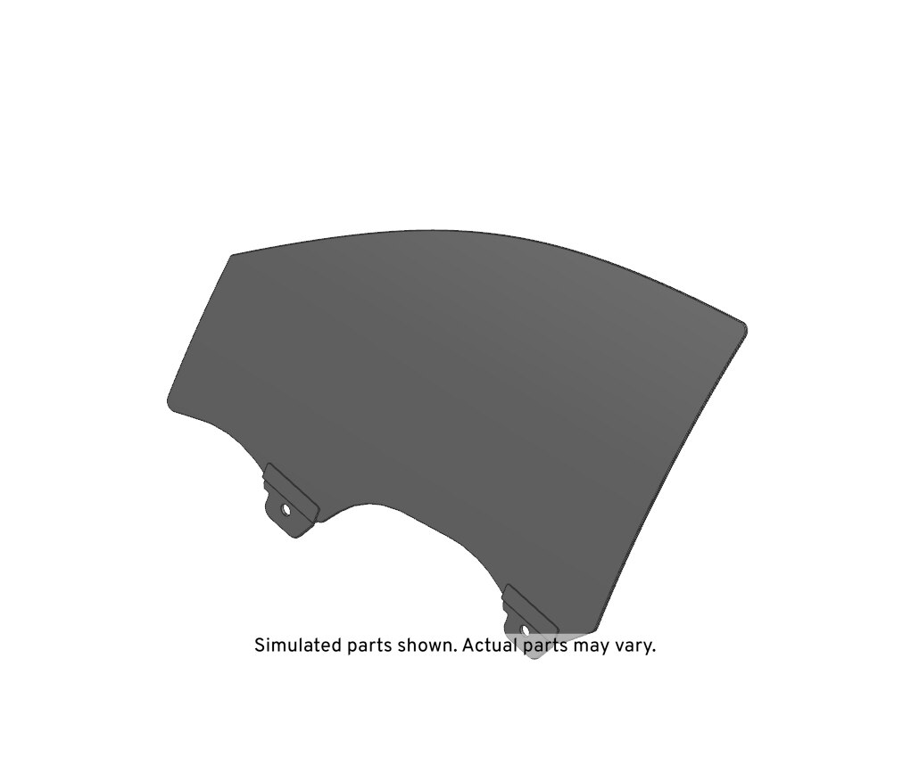 GM Genuine Parts Front Driver Side Door Window