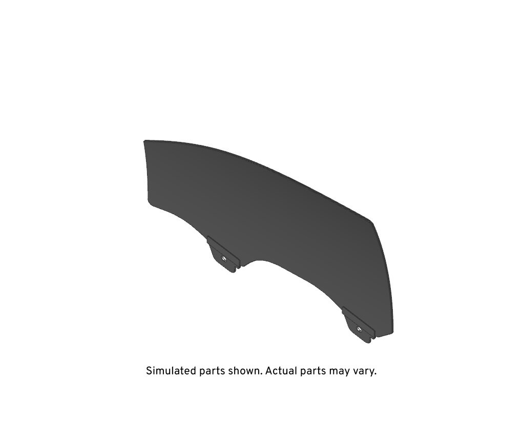 GM Genuine Parts Front Passenger Side Door Window