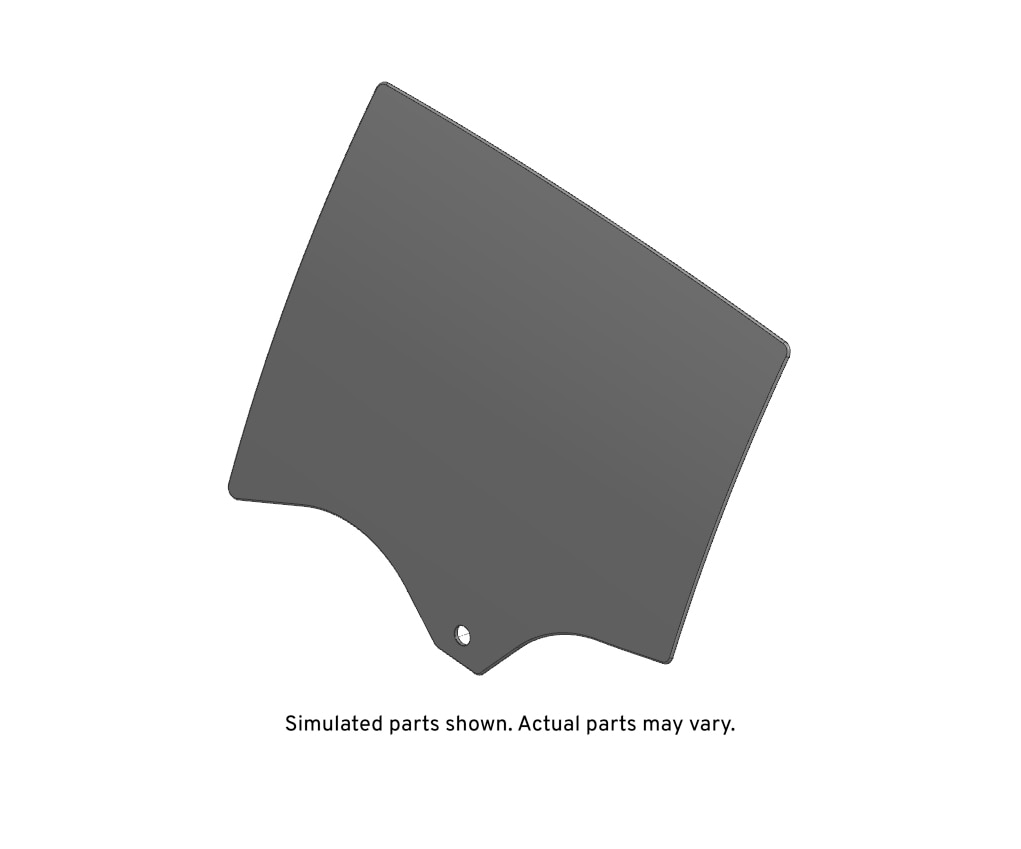 GM Genuine Parts Rear Driver Side Door Window