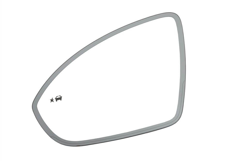 GM Genuine Parts Driver Side Door Mirror Glass and Backing Plate