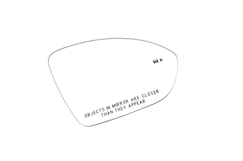 GM Genuine Parts Passenger Side Door Mirror Reflective Glass and Backing Plate