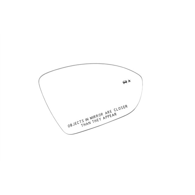 GM Genuine Parts Passenger Side Door Mirror Reflective Glass and Backing Plate
