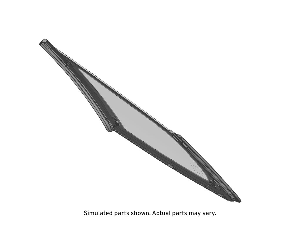 GM Genuine Parts Passenger Side Quarter Window