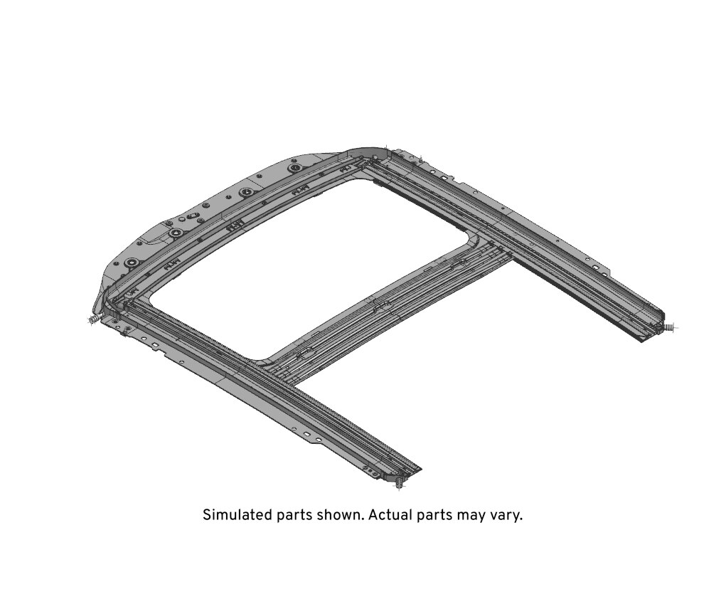 GM Genuine Parts Sunroof Housing