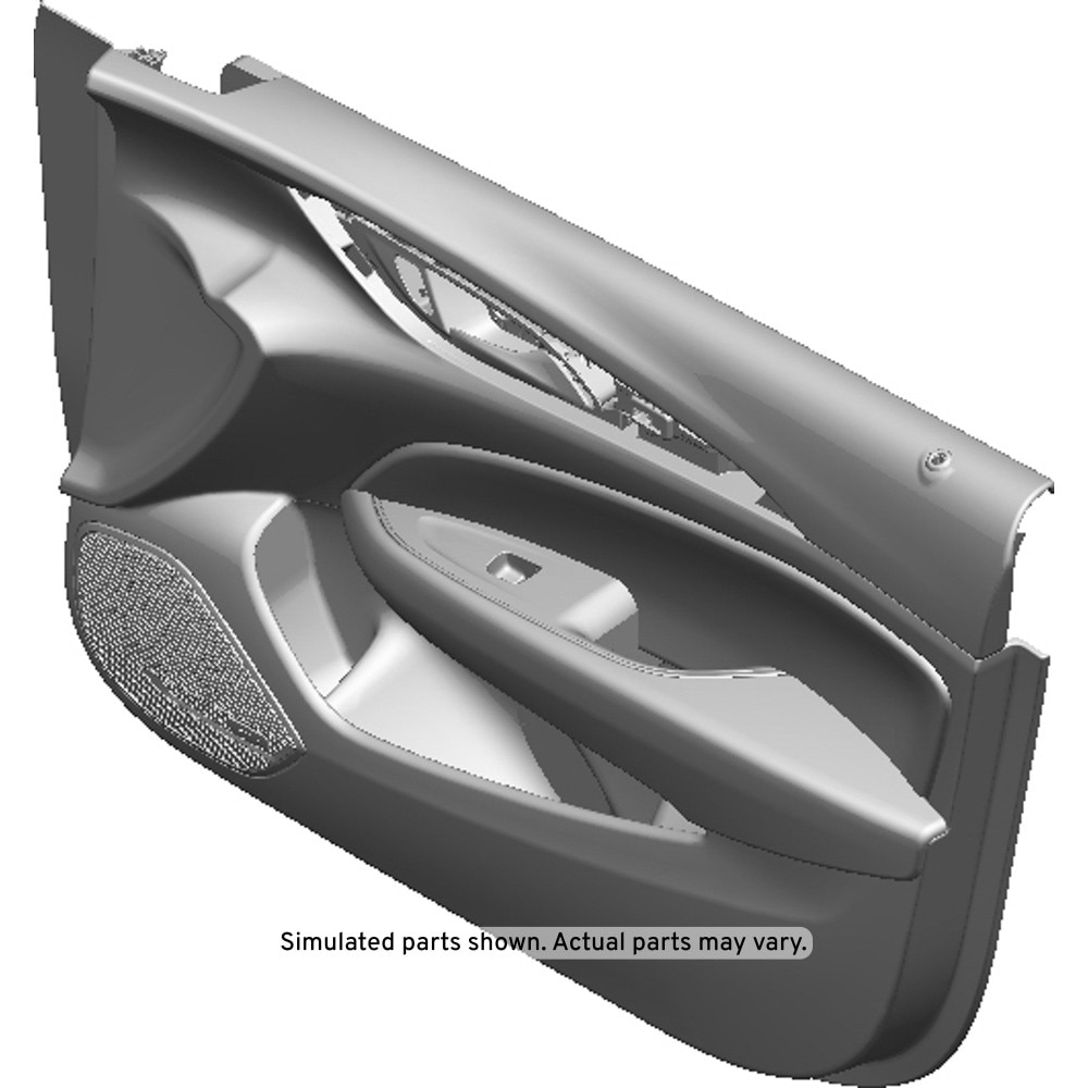 GM Genuine Parts Shale Front Passenger Side Door Trim