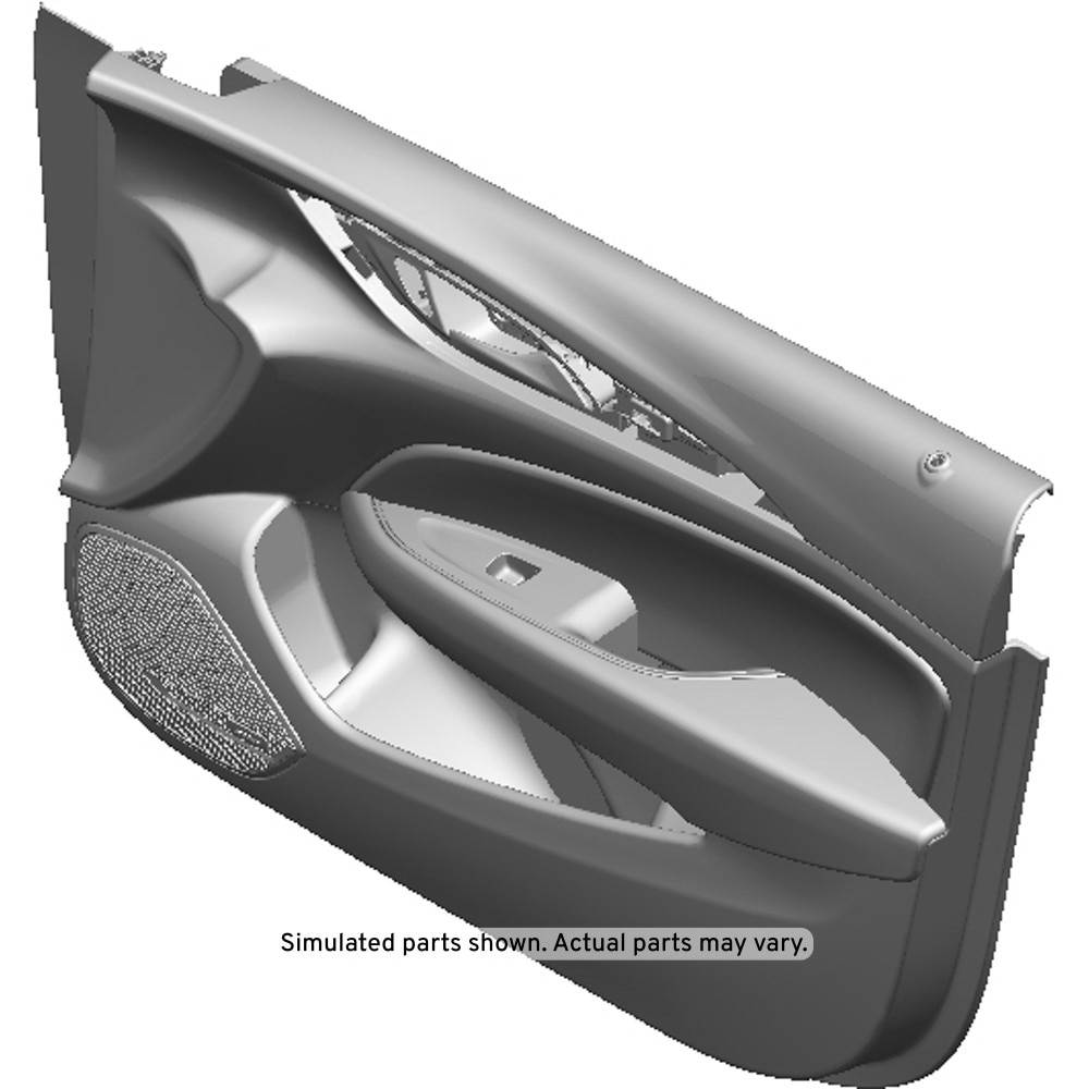 GM Genuine Parts Shale Front Passenger Side Door Trim