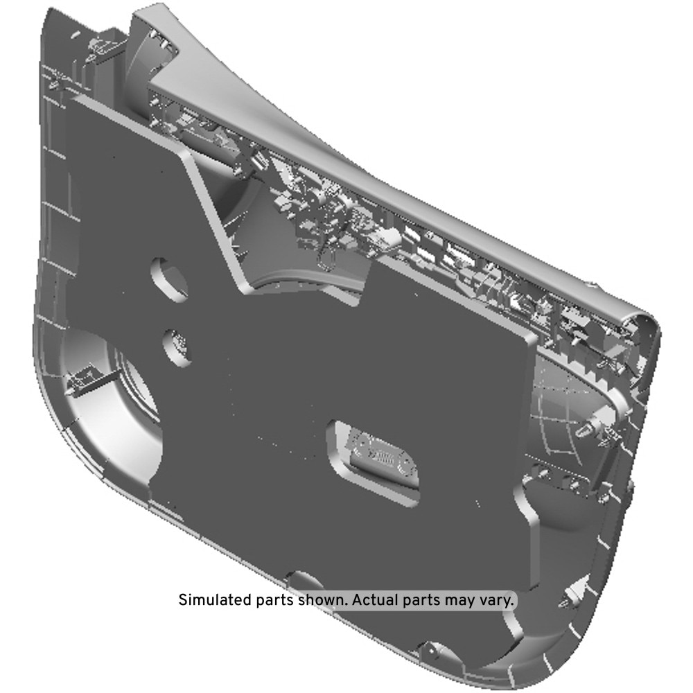 GM Genuine Parts Jet Black Front Driver Side Door Trim