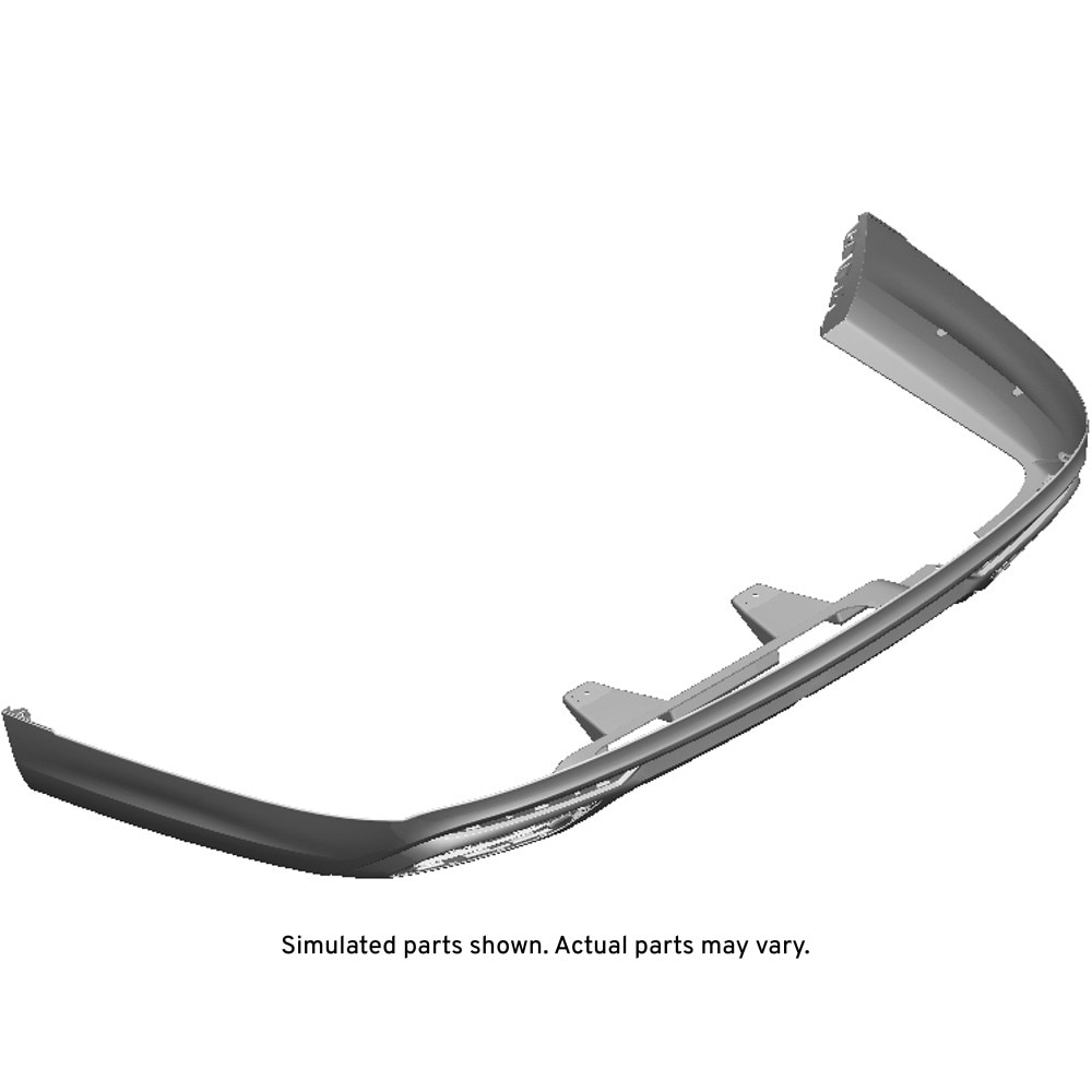 GM Genuine Parts Black Rear Lower Bumper Cover