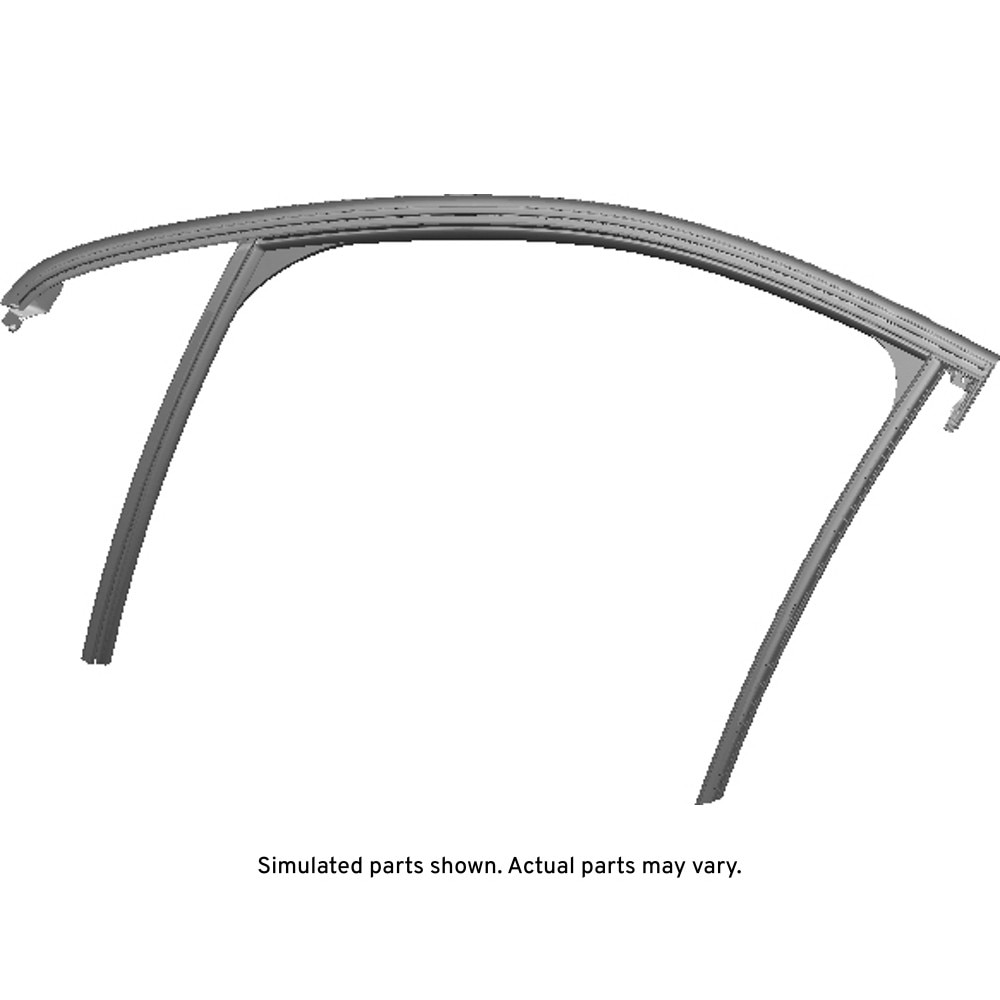 GM Genuine Parts Front Driver Side Door Window Weatherstrip