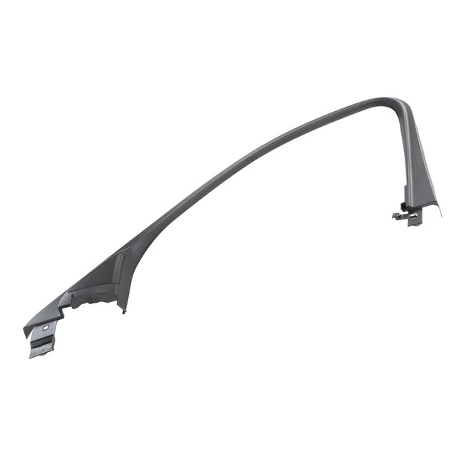 GM Genuine Parts Black Front Passenger Side Door Window Garnish Molding