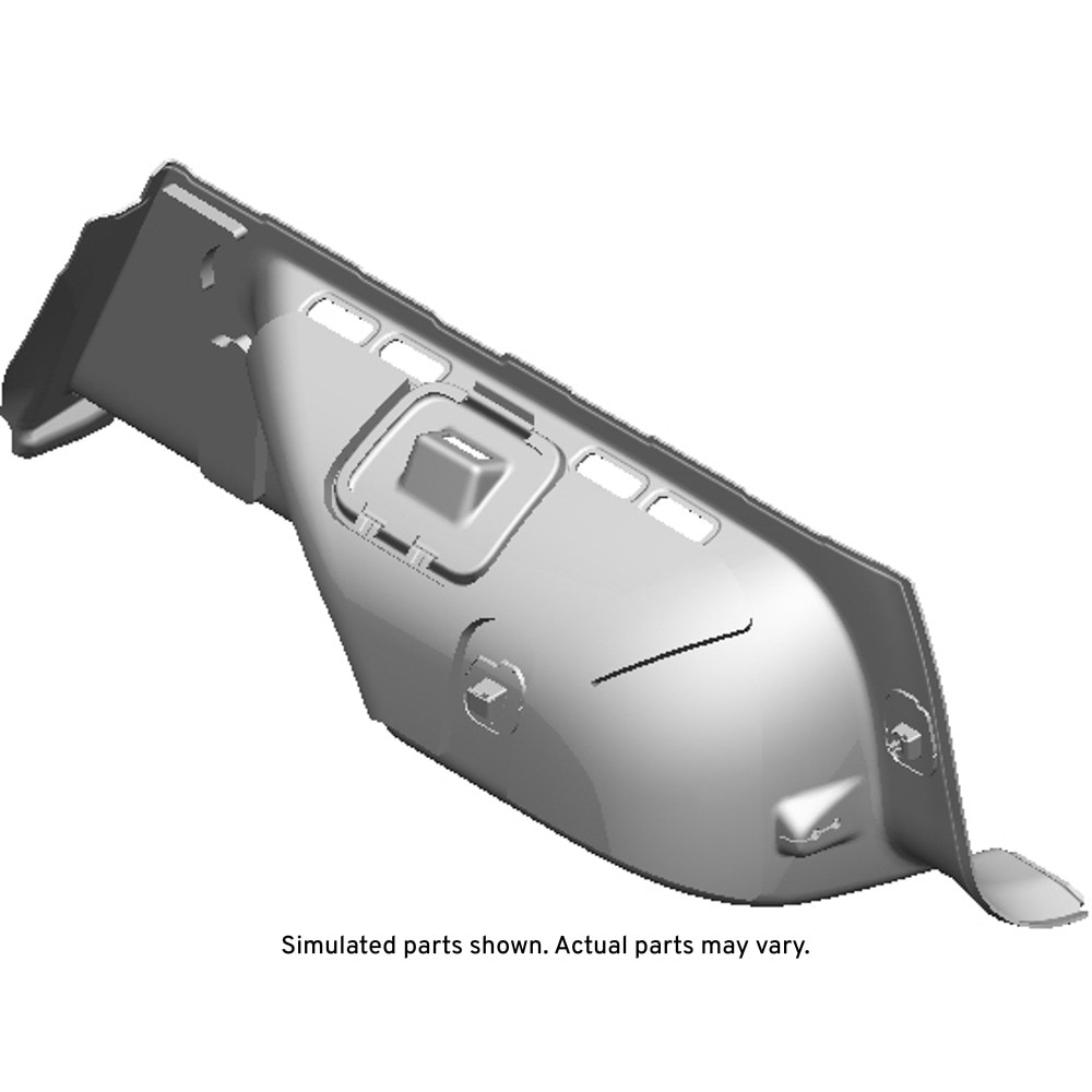 GM Genuine Parts Jet Black Driver Side Rear Compartment Side Trim