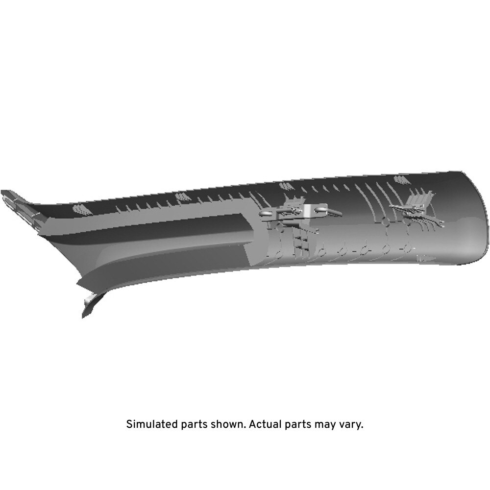 GM Genuine Parts Gray Driver Side Windshield Garnish Molding