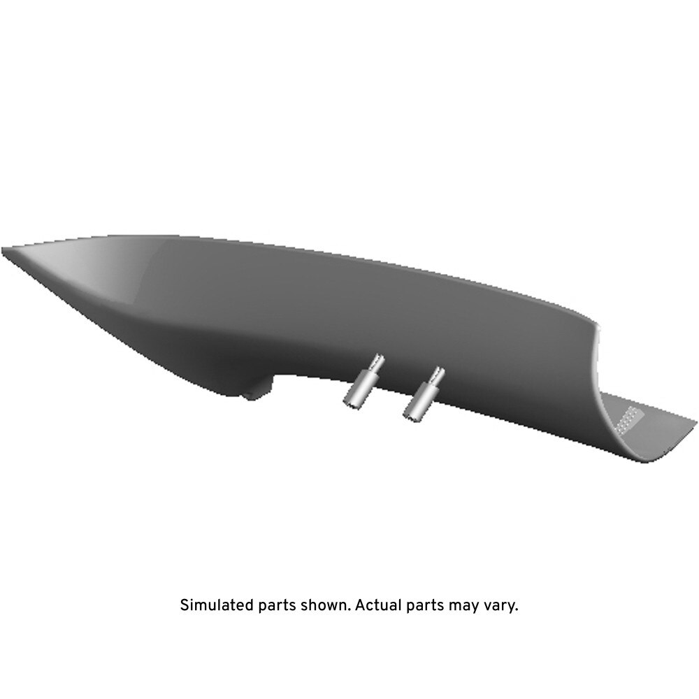 GM Genuine Parts Black Passenger Side Windshield Garnish Molding