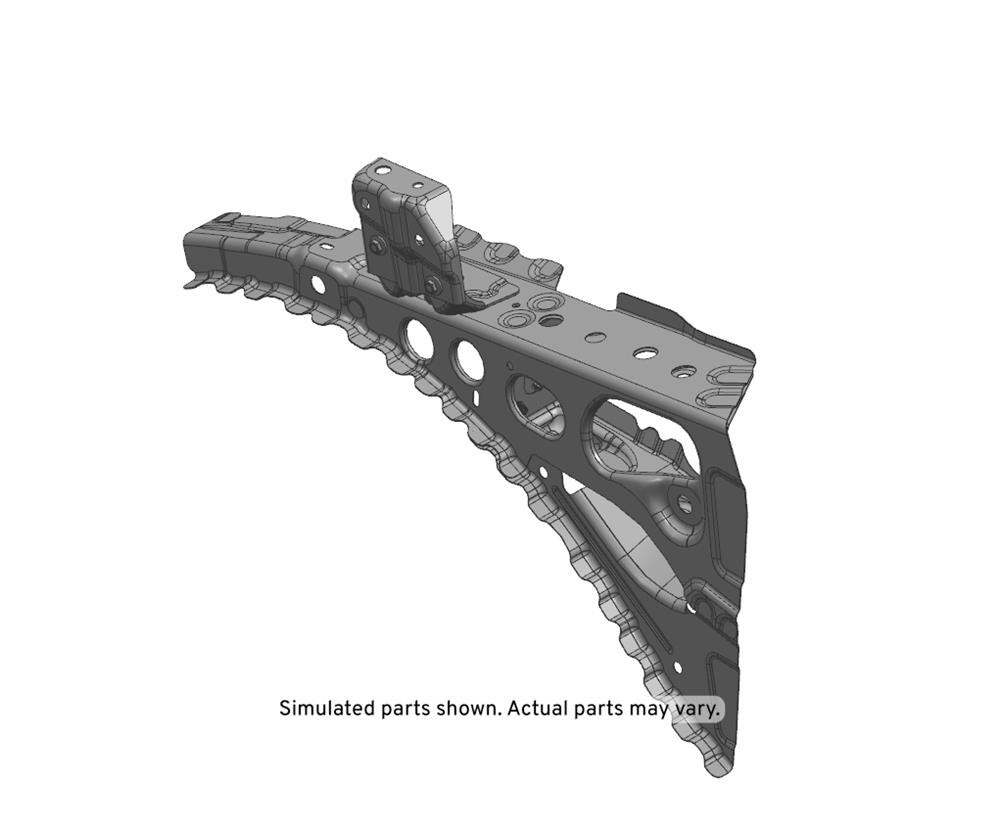 GM Genuine Parts Driver Side Front Compartment Upper Side Rail