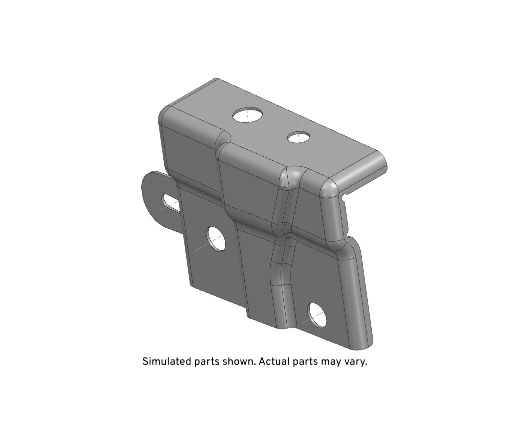 GM Genuine Parts Body Side Front Driver Side Fender Upper Intermediate Bracket