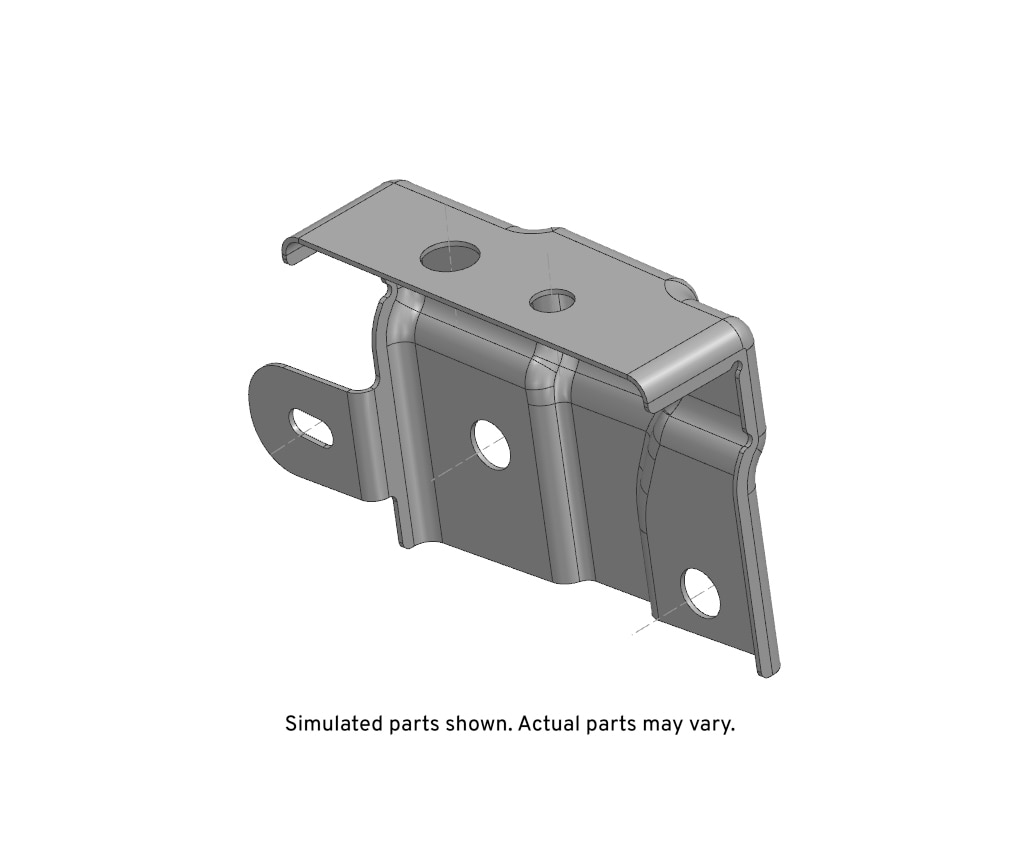 GM Genuine Parts Passenger Side Body Side Front Fender Upper Intermediate Bracket