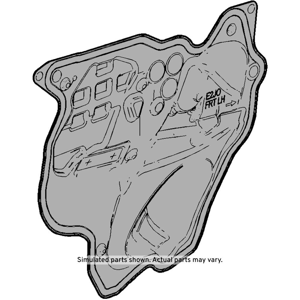 GM Genuine Parts Front Driver Side Door Water Deflector