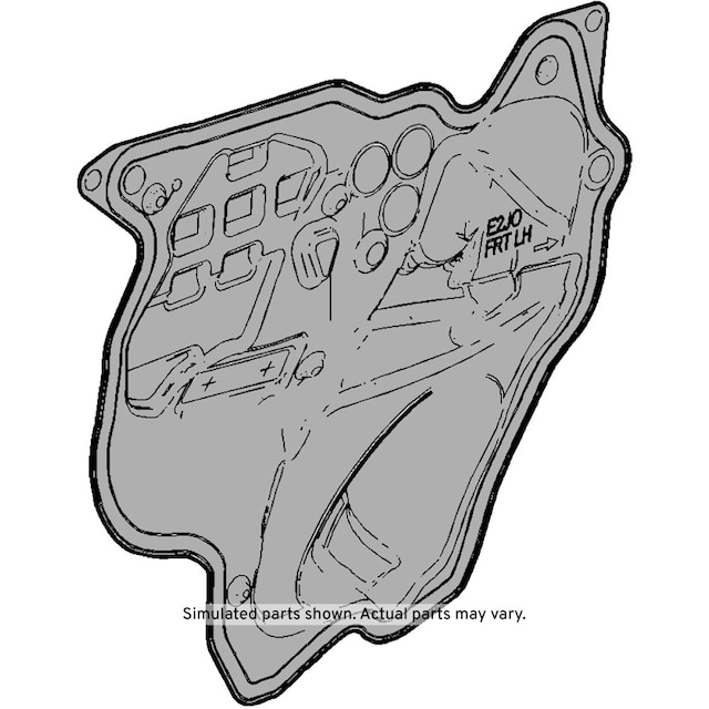 GM Genuine Parts Front Driver Side Door Water Deflector
