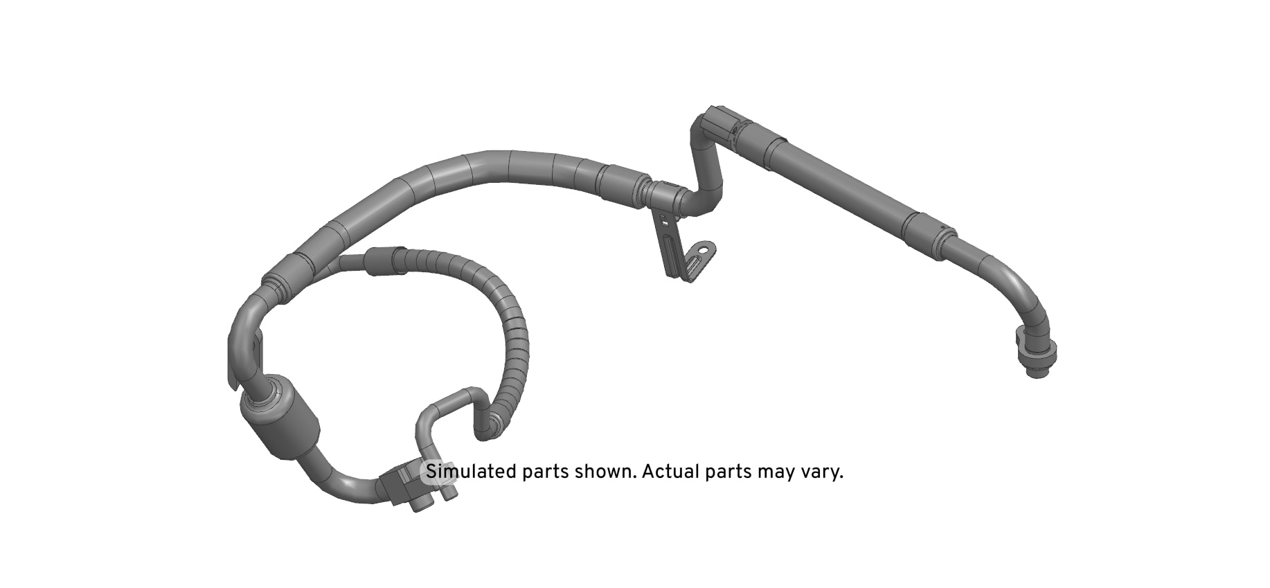 GM Genuine Parts Air Conditioning Compressor and Condenser Hose Assembly