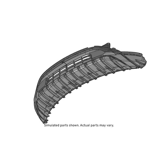 GM Genuine Parts Black Front Bumper Lower Fascia