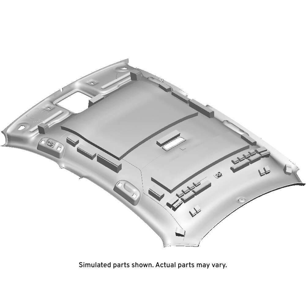 GM Genuine Parts Light Gray Headlining Trim Panel