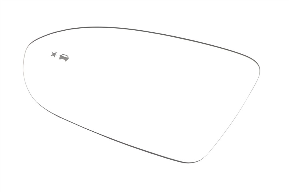 GM Genuine Parts Driver Side Door Mirror Glass and Backing Plate