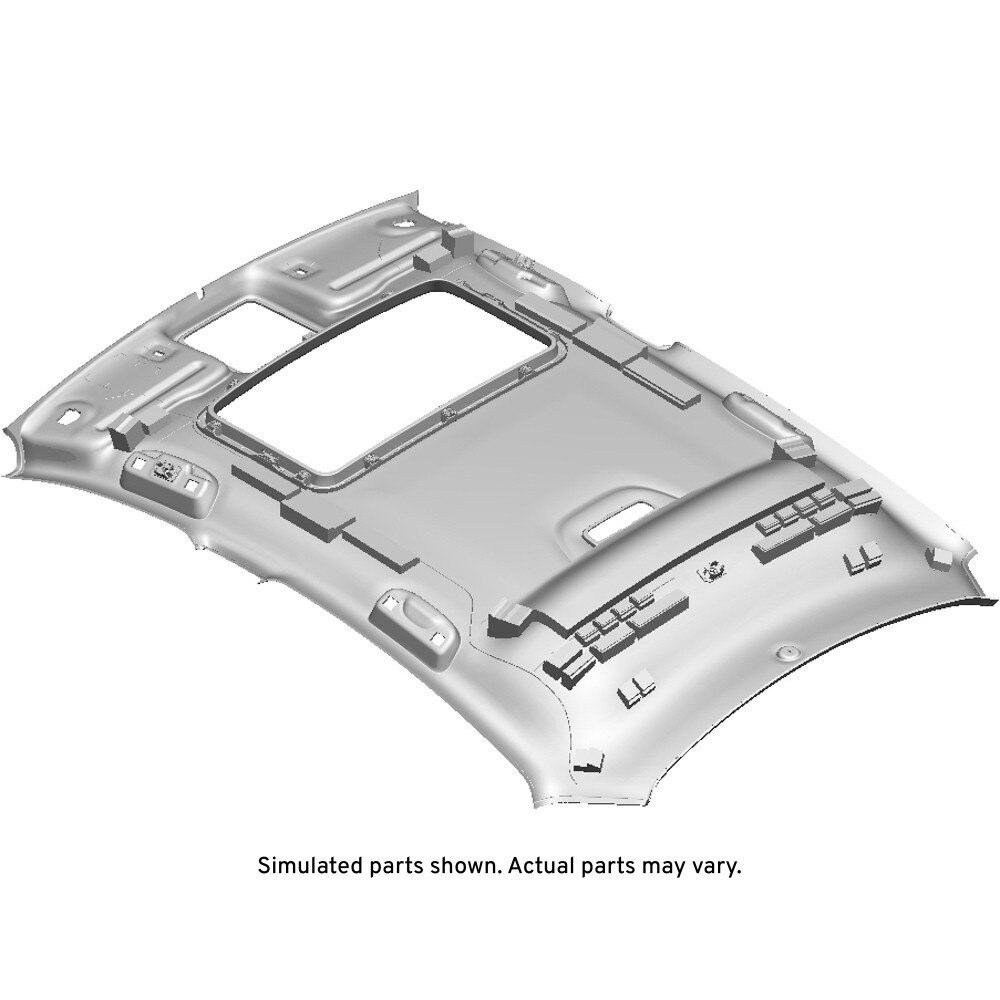 GM Genuine Parts Jet Black Headlining Trim Panel