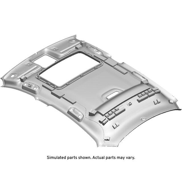 GM Genuine Parts Jet Black Headlining Trim Panel