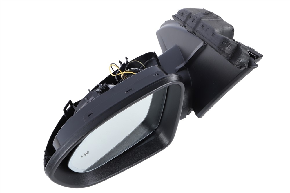GM Genuine Parts Black Driver Side Outside Rearview Mirror