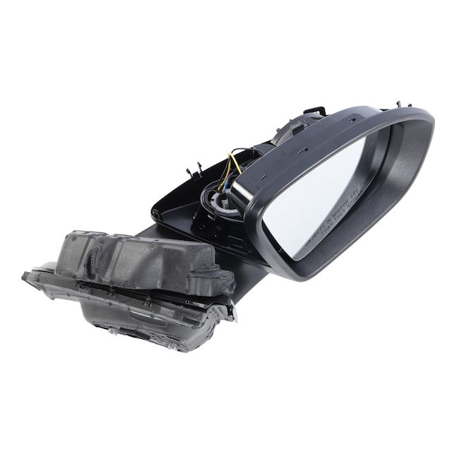 GM Genuine Parts Black Passenger Side Outside Rearview Mirror