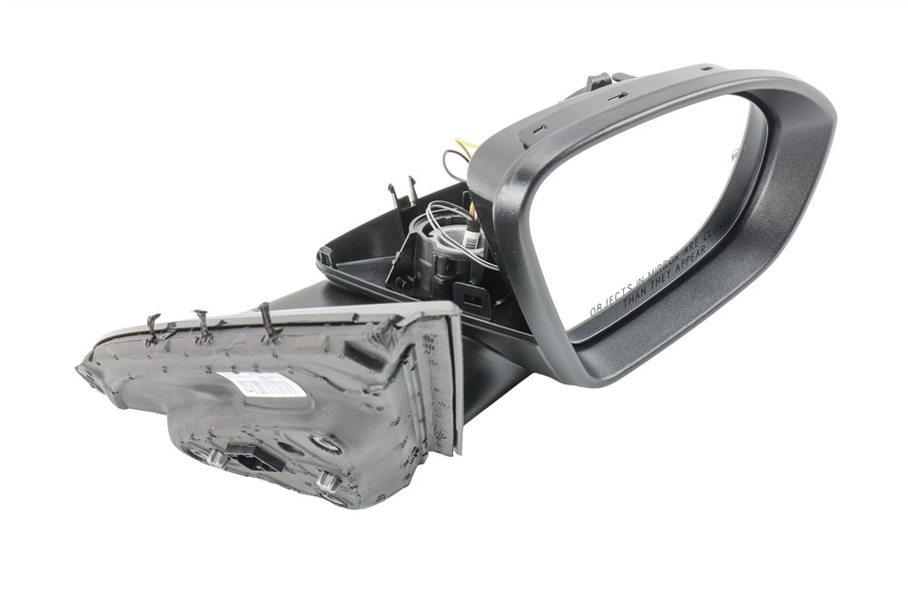 GM Genuine Parts Black Passenger Side Outside Rearview Mirror